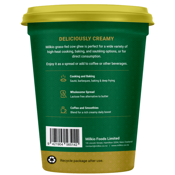 MILKIO 700ML GHEE X12 TUBS
