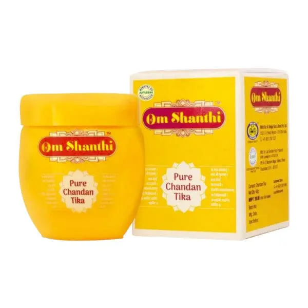 OM SHANTI CHANDAN TIKA 40gX24D