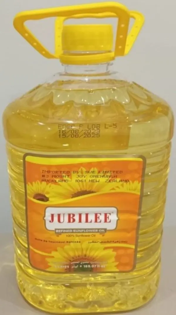 JUBLEE SUNFLOWER OIL 5 LTRX4 P
