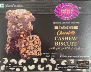 CHOCO CASHEW BISCUITS 400gX20